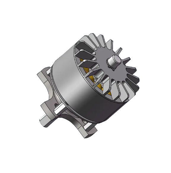 Borstlös DC-motor för digitala verktyg 49 mm diameter WO49-serien